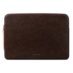 Slim Protective Laptop Sleeve Fit for All MacBook Air 15In & 13inch/ 14inch/ 16inch MacBook Pro , PU Leather Bag Waterproof Computer Case, Briarwood