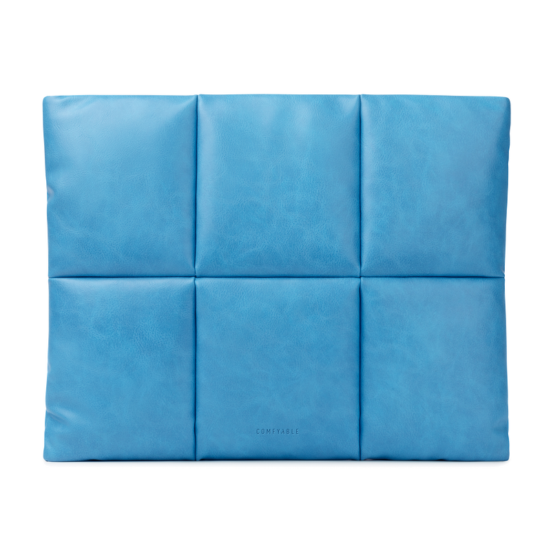 PUFFY LAPTOP SLEEVE 13 INCH 14 INCH, QUILTED PUFFER LAPTOP CARRYING PILLOW CASE FOR MACBOOK AIR M4 M3 M2 M1, MACBOOK PRO 13 INCH 14 INCH，PU Leather Cover