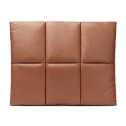 PUFFY LAPTOP SLEEVE 13 INCH 14 INCH, QUILTED PUFFER LAPTOP CARRYING PILLOW CASE FOR MACBOOK AIR M1 M2, MACBOOK PRO 13 INCH 14 INCH，PU Leather Cover