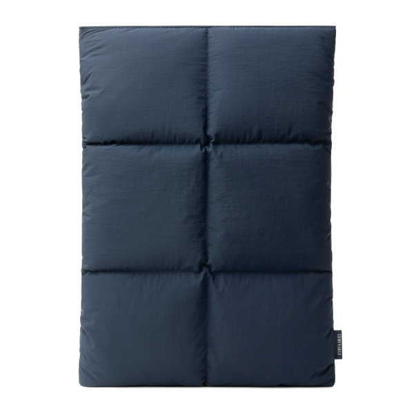 Puffy Laptop Sleeve 13 Inch 14 Inch 15 Inch 16 Inch, Quilted Puffer Laptop Carrying Pillow Case for MacBook Air M4 M3 M2 M1, MacBook Pro 13 Inch 14 Inch 16 Inch, Dark Blue