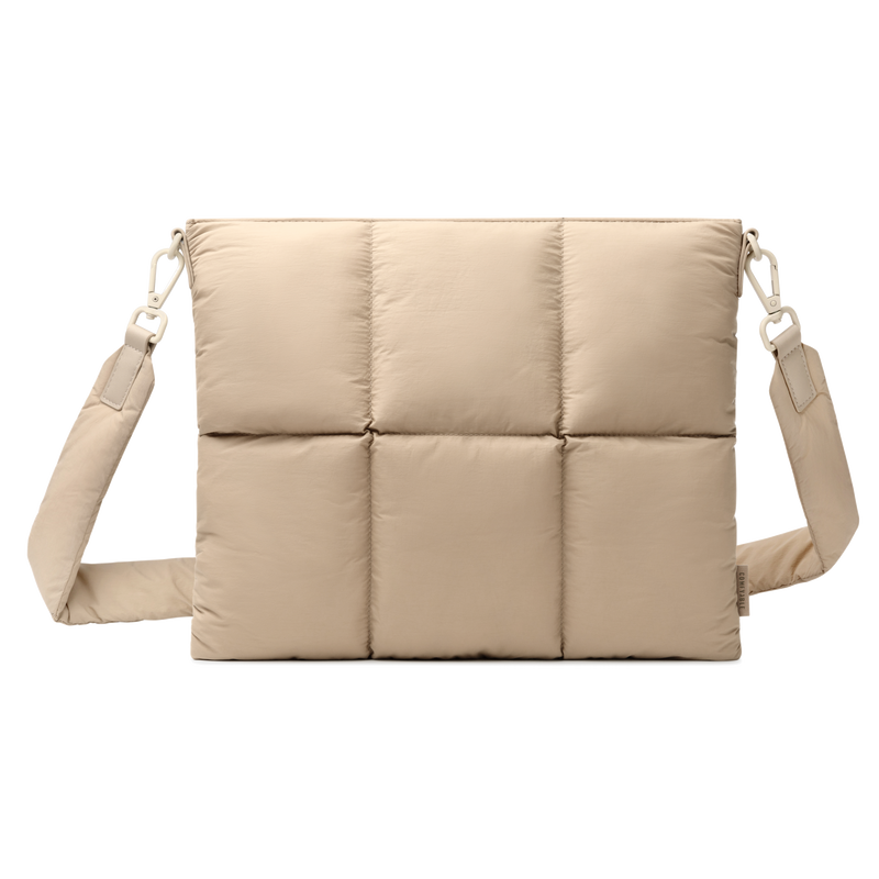 Puffy Tablet Sleeve Bag Compatiblewitj 11 Inch iPad Air M3 2025, iPad Air M4 2024, Quilted Cute Carrying Tablet Pouch with Shoulder Strap