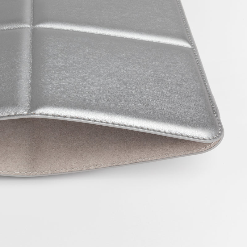 Laptop Sleeve 15Inch Precisely Fit for MacBook 15-in M4 M3 M2 M1, Faux Leather Cover Case, Debossed Grid