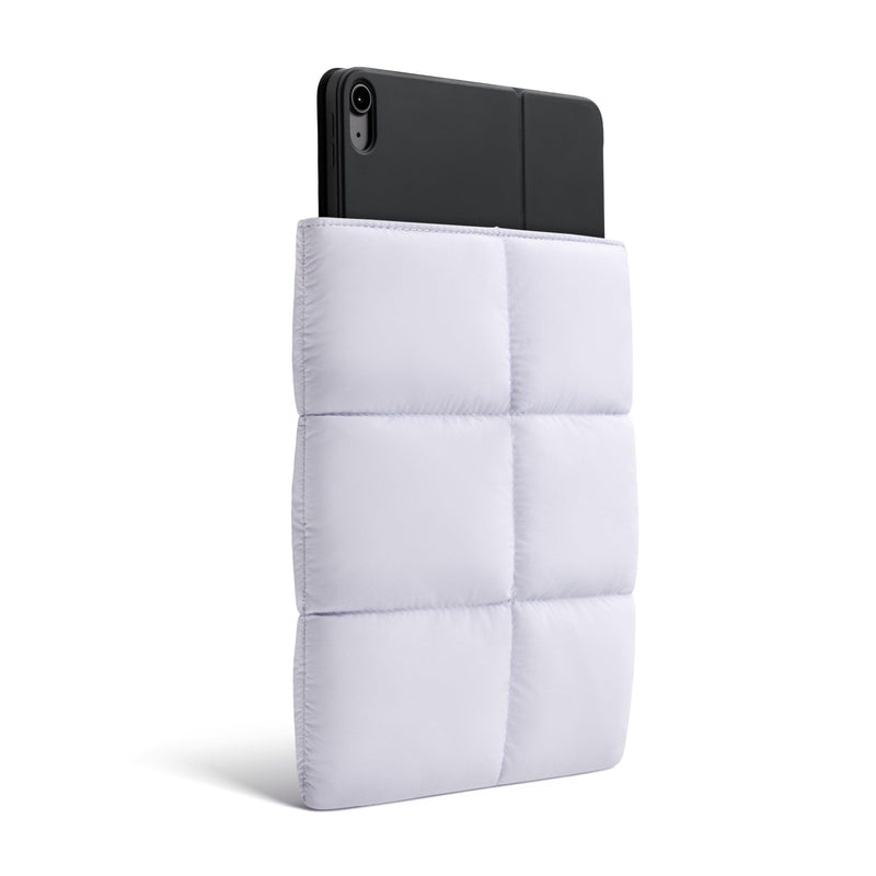 Puffy Tablet Sleeve Compatible for  11 Inch iPad Pro M4, iPad Air M3 2025, iPad mini 7 2024 A17 Pro, Mini 6 2021 A15, Quilted Puffer Tablet Carrying Case, Lavender
