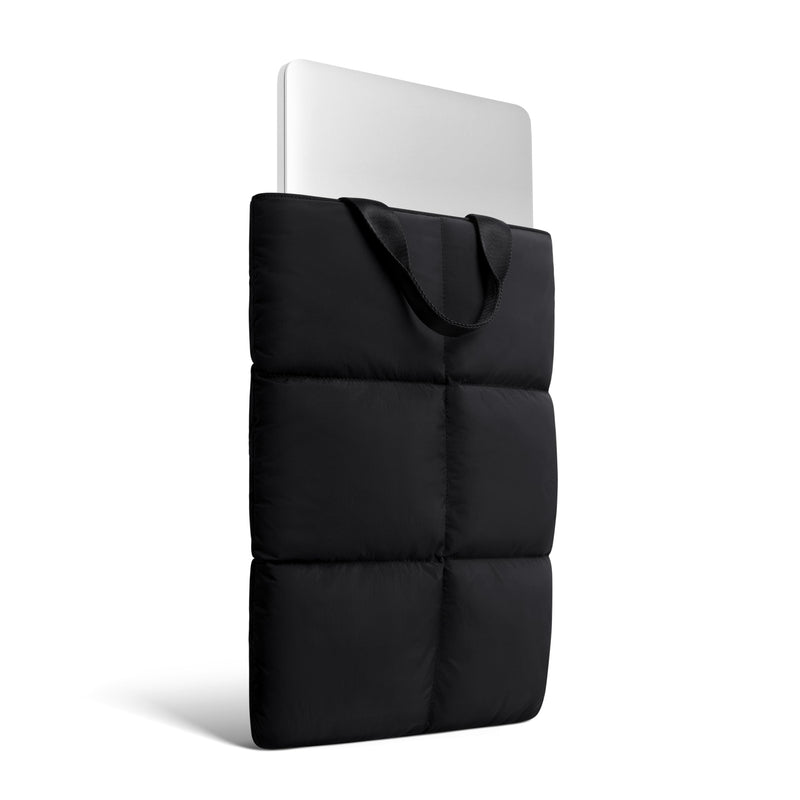 Puffy Laptop Sleeve 13 Inch 14 Inch 15 Inch 16 Inch, Quilted Puffer Laptop Carrying Case with Handle, Pillow Case Compatible for MacBook Air M4 M3 M2, MacBook Pro M4 M3 M2 M1, Puff Cover