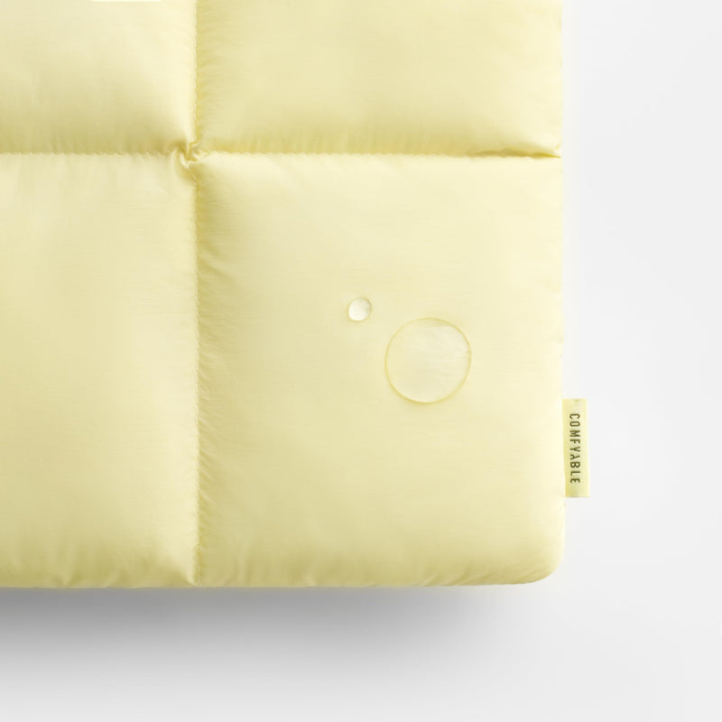 Puffy Laptop Sleeve 13 Inch 14 Inch, Quilted Puffer Laptop Carrying Pillow Case for MacBook Air M4 M3 M2 M1, MacBook Pro 13 Inch 14 Inch M4 M3 M2 M1, Butter Yellow