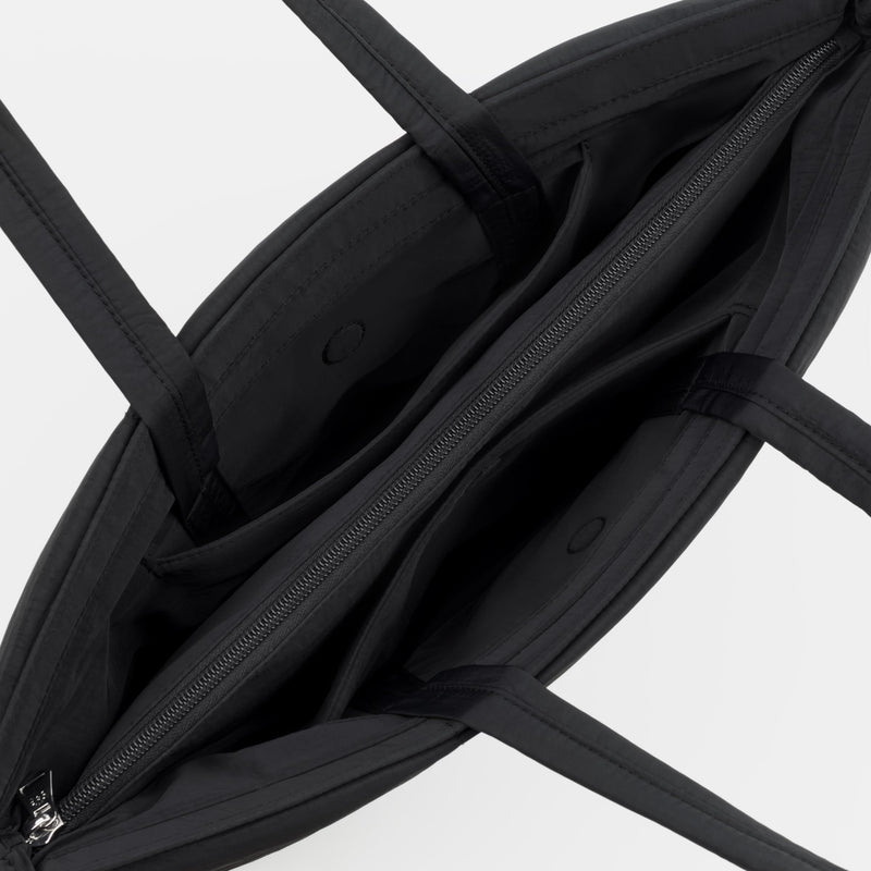 Puffy Laptop Bag Compatible for 13 Inch 14 Inch MacBook Pro/Air, Lightweight Puffer Handbag for Women with Laptop Compartment, Quilted Anti-Slip Shoulder Bag for Work, Travel, College, Black