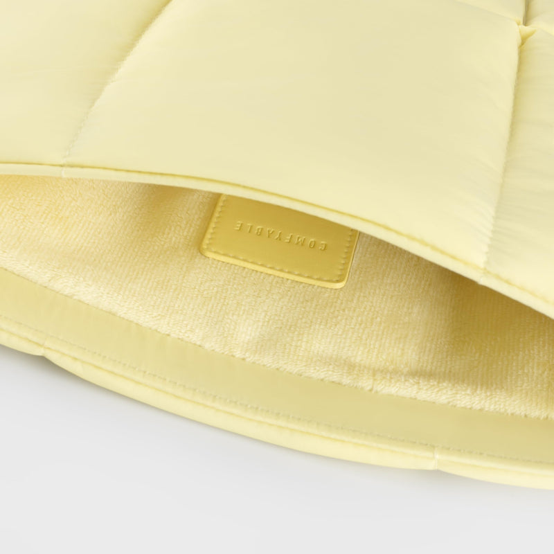 Puffy Laptop Sleeve 13 Inch 14 Inch, Quilted Puffer Laptop Carrying Pillow Case for MacBook Air M4 M3 M2 M1, MacBook Pro 13 Inch 14 Inch M4 M3 M2 M1, Butter Yellow