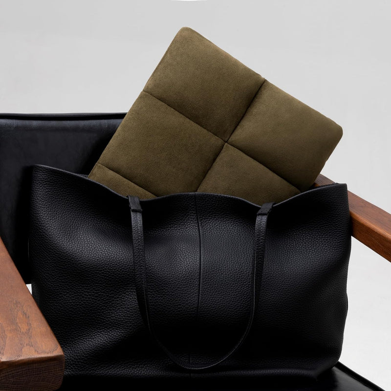 Suede laptop bag sale