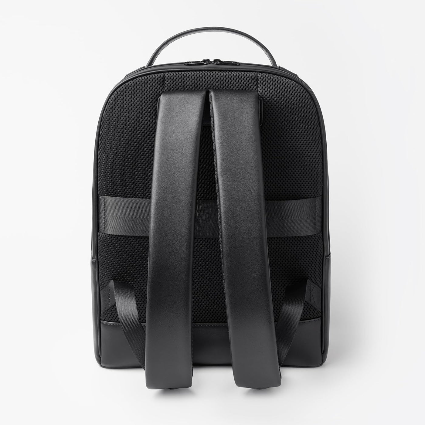 black leather backpack with laptop compartment Genuine For Women leather Backpack Pocketbook Expandable Mens Leather Backpack Black Briefcase Backpack Black Fixed