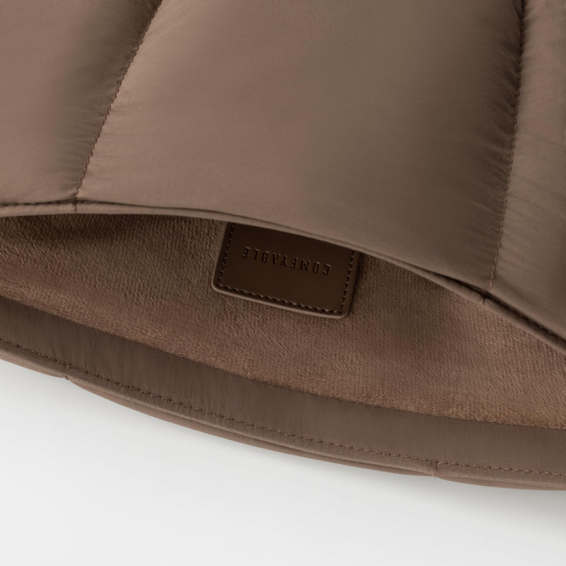Puffy Laptop Sleeve 13 Inch 14 Inch, Quilted Puffer Laptop Carrying Pillow Case for MacBook Air M4 M3 M2 M1, MacBook Pro 13 Inch 14 Inch M4 M3 M2 M1, Mocha Brown