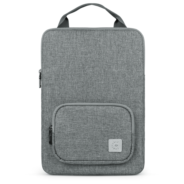 Laptop Sleeve 14 Inch Compatible for MacBook Pro 14-in M2 M1/ All 13-13.3in MacBook Air& MacBook Pro with Accessory Pocket and Handle - Grey