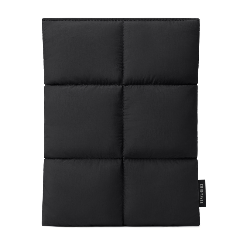 Puffy Tablet Sleeve 7-8 Inch Compatible for iPad mini 7 2024 A17 Pro, Mini 6 2021 A15, Quilted Puffer Tablet Carrying Case for Women Men, Black