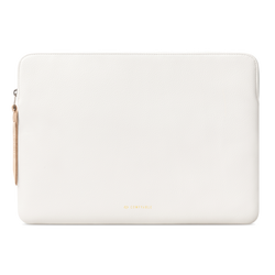 Slim Protective Laptop Sleeve Fit for All MacBook Air 15In & 13inch/ 14inch/ 16inch MacBook Pro , PU Leather Bag Waterproof Computer Case, Rice
