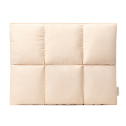 Puffy Laptop Sleeve 13 Inch 14 Inch, Quilted Puffer Laptop Carrying Case, Pillow Case Compatible with MacBook Air M4 2025 M3 M2 M1, MacBook Pro M4 Pro/Max, Beige