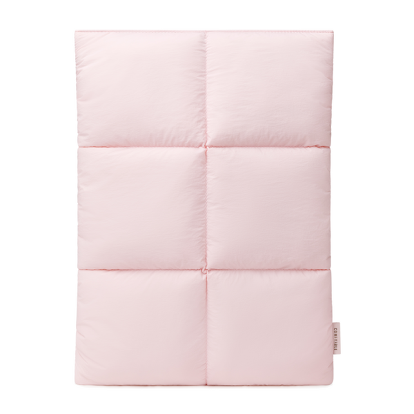 Puffy Laptop Sleeve 13 Inch 14 Inch, Quilted Puffer Laptop Carrying Pillow Case for MacBook Air M4 M3 M2 M1, MacBook Pro 13 Inch 14 Inch M4 M3 M2 M1, Light PINK