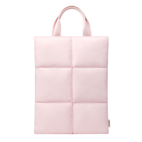 Puffy Laptop Sleeve 13 14 Inch, Quilted Puffer Laptop Carrying Case with Handle, Pillow Case Compatible for MacBook Air M4 2025, MacBook Pro M4 Pro/Max, Light Pink