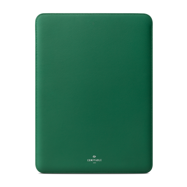 Laptop Sleeve Fit for All 13 Inch MacBook Pro M2 M1/MacBook Air M4 M3 M2 M1, MBP 14-in M4 M3 M2 M1, Genuine Leather Protective Cover Case, Leafy Green