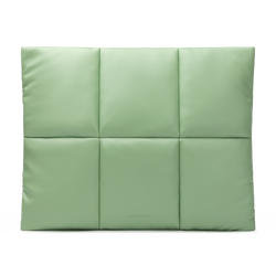 PUFFY LAPTOP SLEEVE 13 INCH 14 INCH, QUILTED PUFFER LAPTOP CARRYING PILLOW CASE FOR MACBOOK AIR M1 M2, MACBOOK PRO 13 INCH 14 INCH，PU Leather Cover