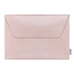 Comfyable TABLET SLEEVE FOR IPAD PRO 9.7-11INCH & 12.9 INCH & SMART/MAGIC KEYBOARD W/ PENCIL HOLDER, PVC Leather Envelope Tablet Case for iPad, Pink