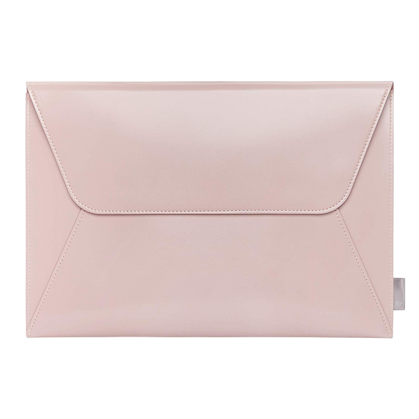 Comfyable TABLET SLEEVE FOR IPAD PRO 9.7-11INCH & 12.9 INCH & SMART/MAGIC KEYBOARD W/ PENCIL HOLDER, PVC Leather Envelope Tablet Case for iPad, Pink