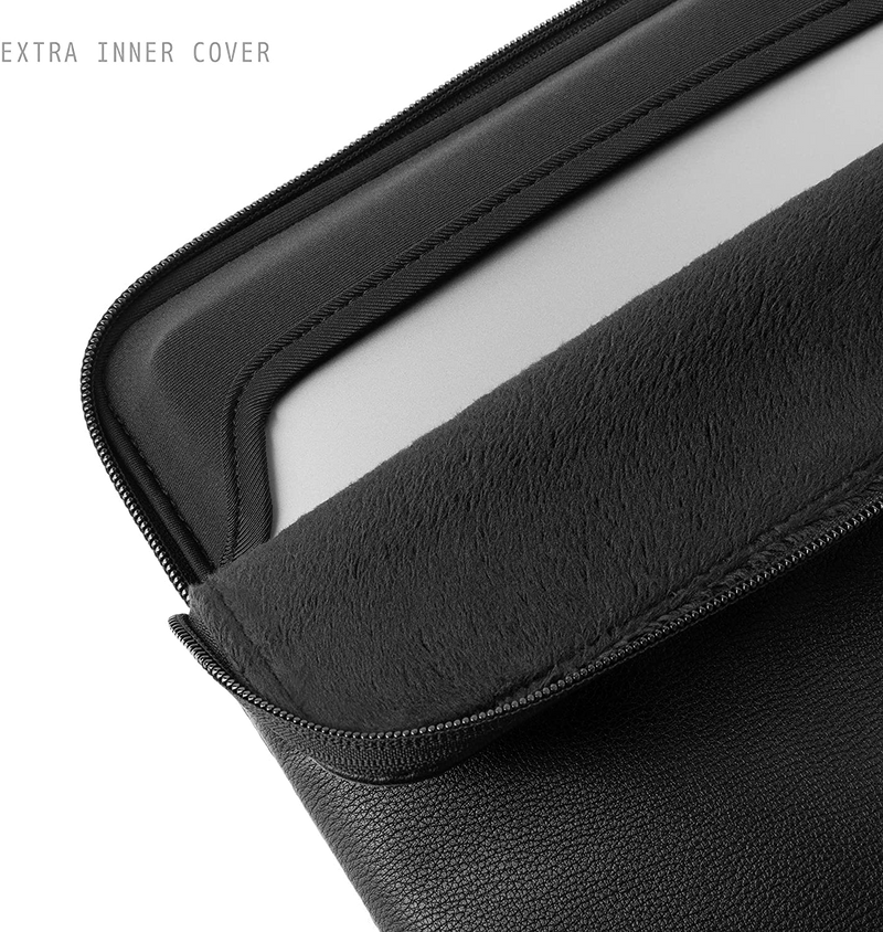  Comfyable Leather Laptop Sleeve 13-13.3 Inch