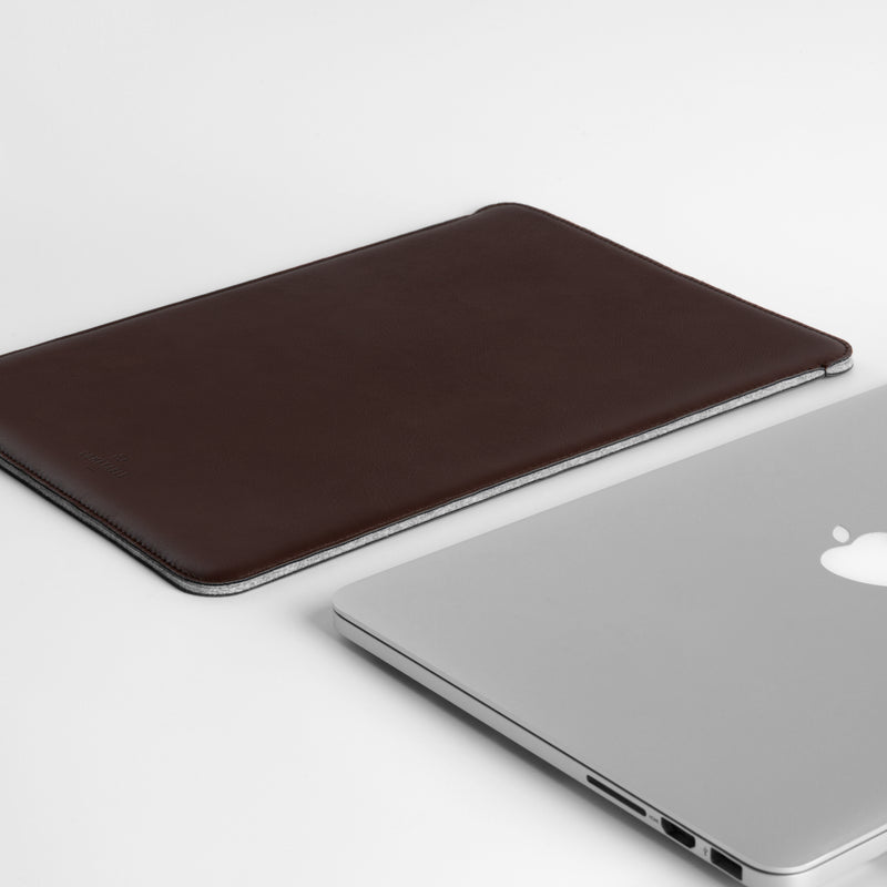 Laptop Sleeve Fit for All MacBook Pro 13-13.3'' 2016-2022 & MacBook Air M3 M2 M1 , Protective Case for Mac, Dark Coffee
