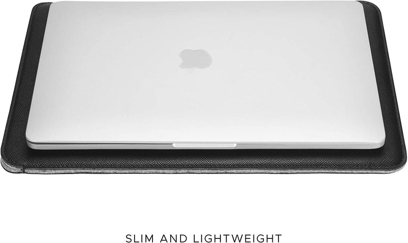 Laptop Sleeve Precisely for MacBook Pro 13in 2022-2016 / 14-in M2 M1 / 16-in M2 M1 & MacBook Air 13-in 15-in M3 M2, Black
