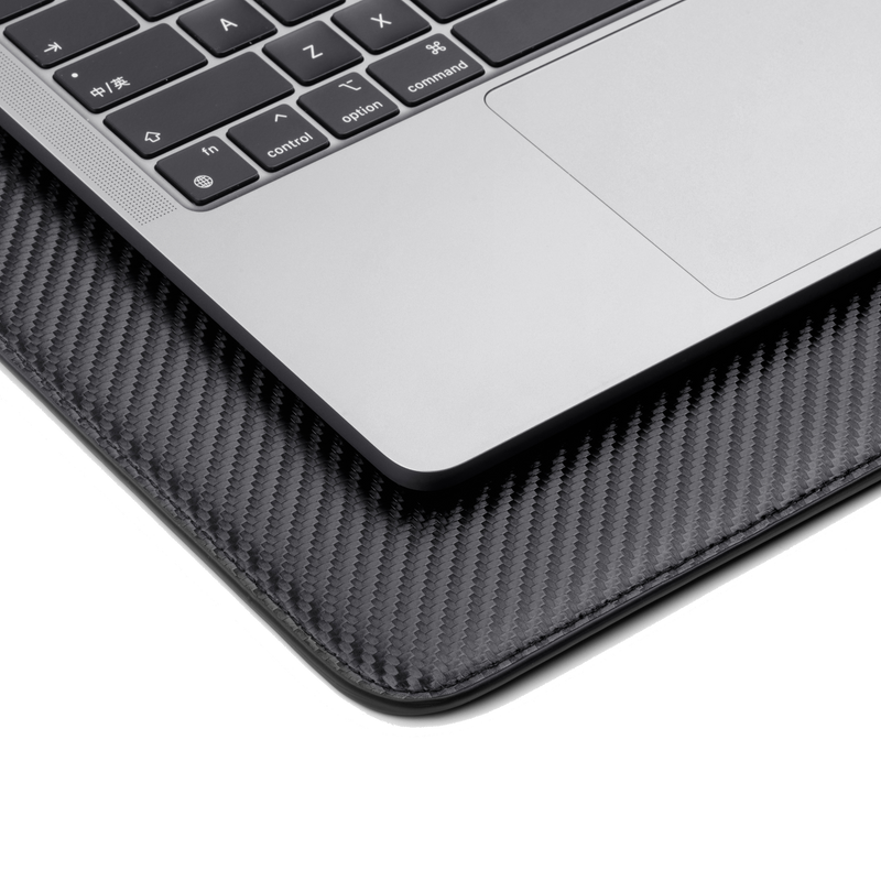 Laptop Sleeve Fit for All 13'' MacBook Air M2 & MacBook Pro 13.3'' M1 2016-2022 /14-in 2021 , Protective Case, Carbon Fiber Pattern, Black