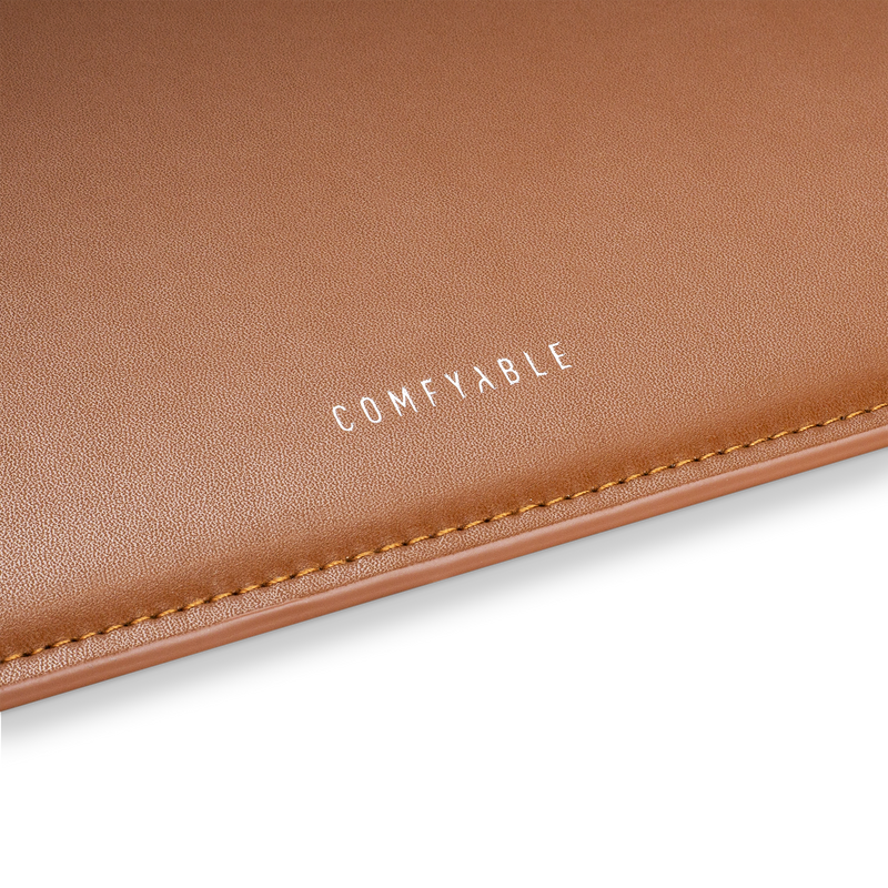 Laptop Sleeve 13-14 Inch Fit for MacBook Pro 14-in M1, All versioned MacBook Air & MacBook Pro M2 & M1, PU Leather Laptop Sleeve Case, Brown