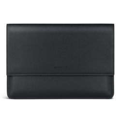 Laptop Sleeve Fit For 13 Inch MacBook Pro, MacBook Air M2 M1, 14-in MacBook Pro M2 M1, Faux Leather Envelope Portfolio Computer Case, Black Pebbled